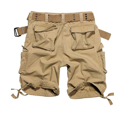 Shorts mit Gürtel SAVAGE Vintage BEIGE