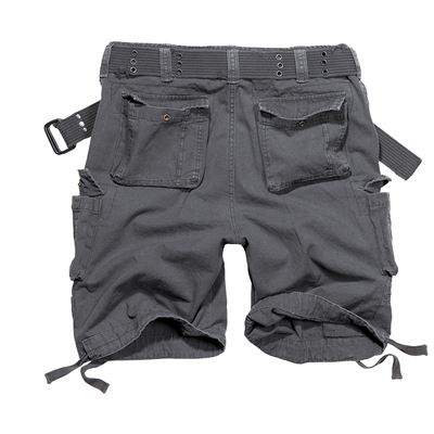 Shorts mit Gürtel SAVAGE Vintage ANTHRACIT