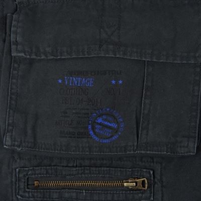 Shorts mit Gürtel SAVAGE Vintage ANTHRACIT