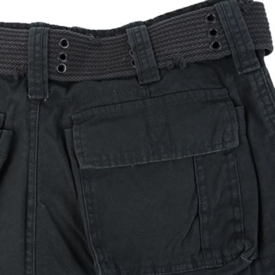 Shorts mit Gürtel SAVAGE Vintage ANTHRACIT