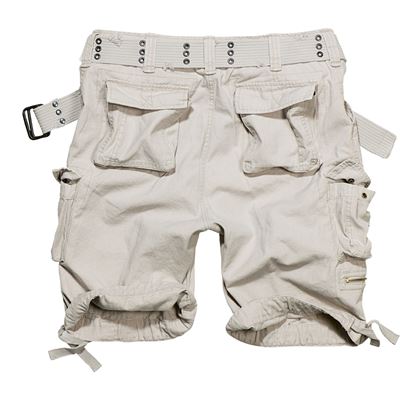 Shorts mit Gürtel SAVAGE Vintage OLD WHITE