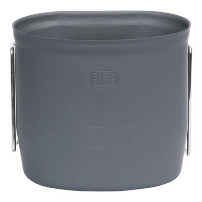 Canteen Cup CRUSADER MKII alox 1000 ml GRAU