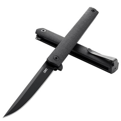 Klappmesser CEO FLIPPER BLACKOUT SCHWARZ CRKT CR7097K 4
