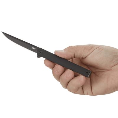 Klappmesser CEO FLIPPER BLACKOUT SCHWARZ CRKT CR7097K 11