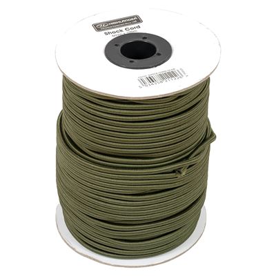Elastisches Seil 6 mm 100 m OLIV