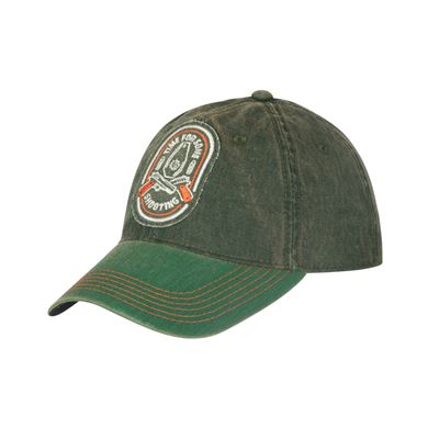 Cappy SHOOTING TIME DIRTY WASHED DARK GREEN/KELLY GREEN