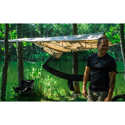 Biwakplane WILD 3x3 m RAL 7013