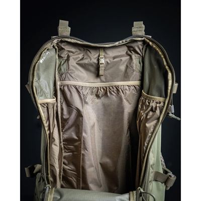 Rucksack D1 FOUNDATION 40 L MILITARY GREEN EBERLESTOCK D1MJ 7