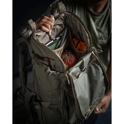 Rucksack D1 FOUNDATION 40 L MILITARY GREEN EBERLESTOCK D1MJ 5