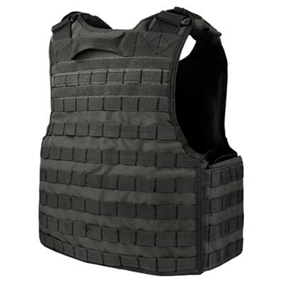 Weste DEFENDER MOLLE Plattenträger SCHWARZ