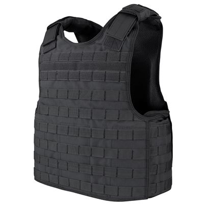 Weste DEFENDER MOLLE Plattenträger SCHWARZ