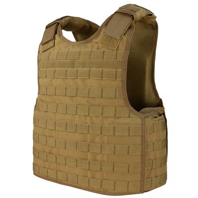 Weste DEFENDER MOLLE Plattenträger COYOTE BROWN