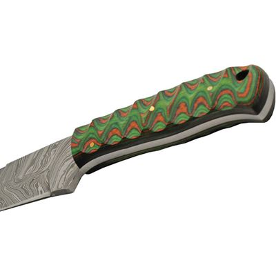 Messer mit fester Klinge HUNTER GREEN Damaszener