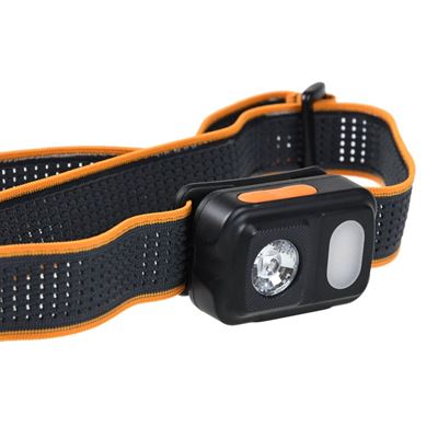 Stirnlampe HL01 wiederaufladbar 550 Lumen SCHWARZ