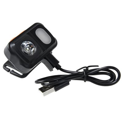 Stirnlampe HL01 wiederaufladbar 550 Lumen SCHWARZ