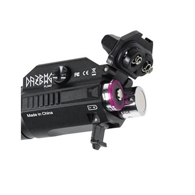 Taktische Taschenlampe PT01 für Pistole SCHWARZ