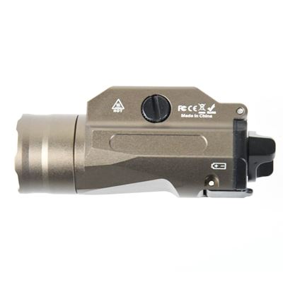 Taktische Taschenlampe PT02 für Pistole KHAKI