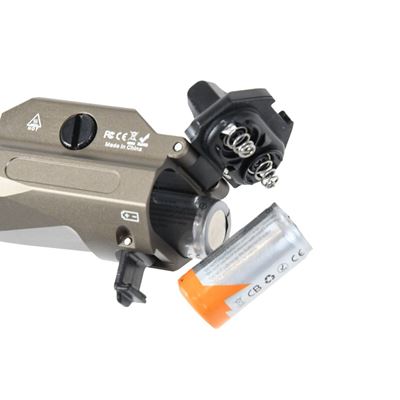 Taktische Taschenlampe PT02 für Pistole KHAKI