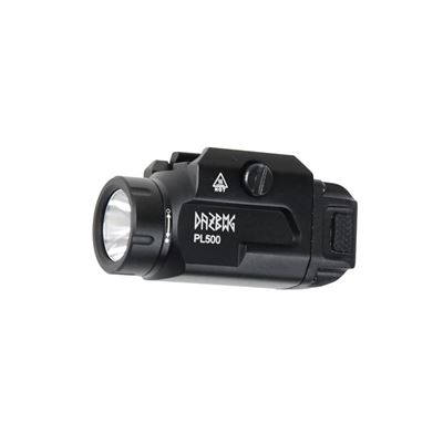 Taktische Taschenlampe PT03 COMPACT für Pistole SCHWARZ