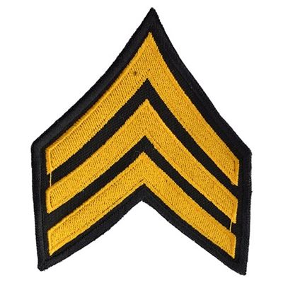 Aufnäher US Dienstgrad SERGEANT - GOLD
