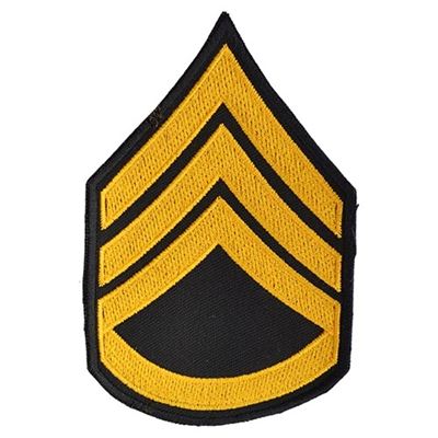 Aufnäher US Dienstgrad STAFF SERGEANT - GOLD