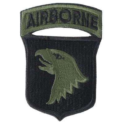 Patch 101st AIRBORNE DIVISION - SCHWARZ