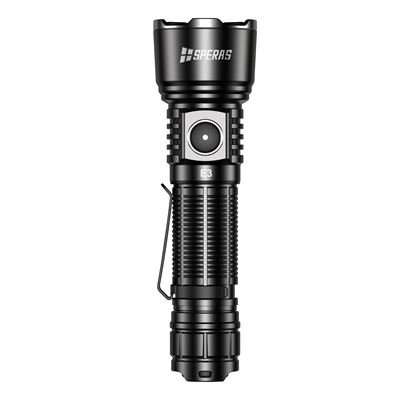 Taschenlampe E3 wiederaufladbar, multifunktional, 1300 Lumen, 350 Meter, IPX-8