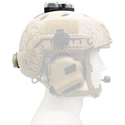 Positionslicht F101 STEALTH SURVIVAL IPX8 für Helm SCHWARZ