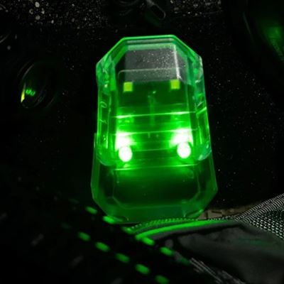 Positionslicht F101 STEALTH SURVIVAL IPX8 für Helm SCHWARZ