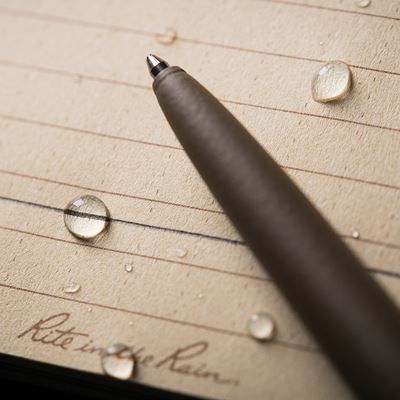 Kugelschreiber RITE IN THE RAIN All-Weather schwarze Tinte DARK EARTH