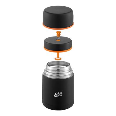 Thermobehälter Edelstahl für Essen 0,5l SCHWARZ ESBIT® FJ500ML 5