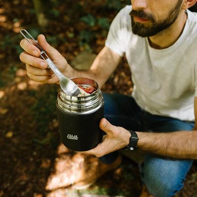 Thermobehälter Edelstahl für Essen 0,5l SCHWARZ ESBIT® FJ500ML 6