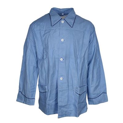 Bluse FRANZÖSISCH aus Pyjama BLAU