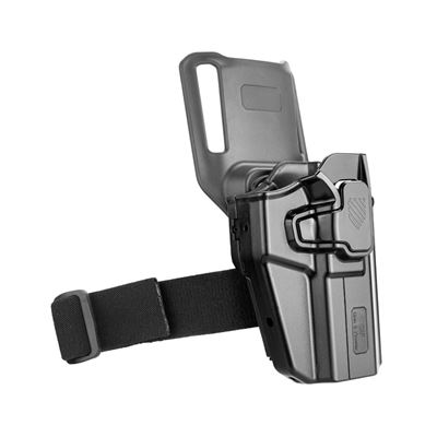 Holster Universelles OWB UNI PRO mit Sicherungsriemen RECHTS SCHWARZ  GF-POUNIBR 4