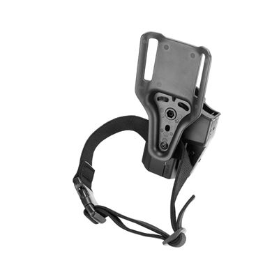 Holster Universelles OWB UNI PRO mit Sicherungsriemen RECHTS SCHWARZ  GF-POUNIBR 6