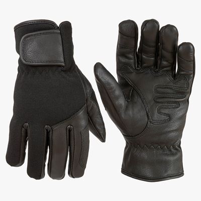 Handschuhe SPECIAL OPS Leder SCHWARZ