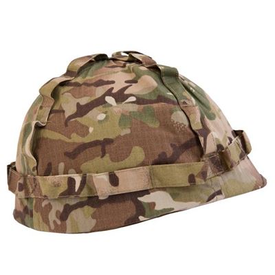 Helm US-STYLE Kunststoff BTP Camouflage - Größe 53-60 cm