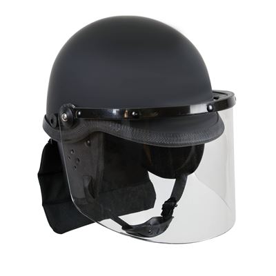 Helm RIOT mit Gesichtsschutz SCHWARZ
