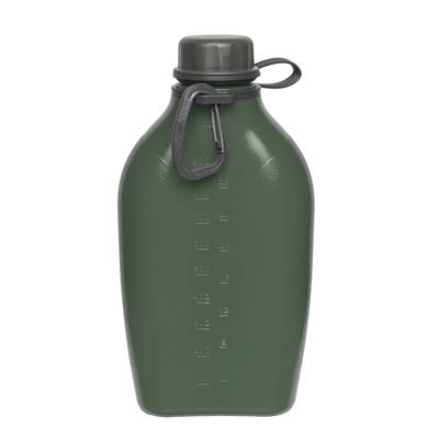 Feldflasche Kunststoff EXPLORER 1l mit Karabinerhacken OLIVE GREEN