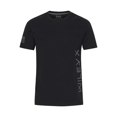 CANYON VERTICAL Kurzarm-T-Shirt SCHWARZ