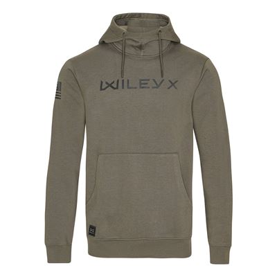 Hoodie WX URBAN grünes Logo OLIV