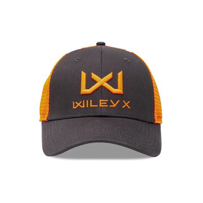 Baseballkappe ORANGES Logo WILEY X GRAU/ORANGE WILEY X J915-W 2