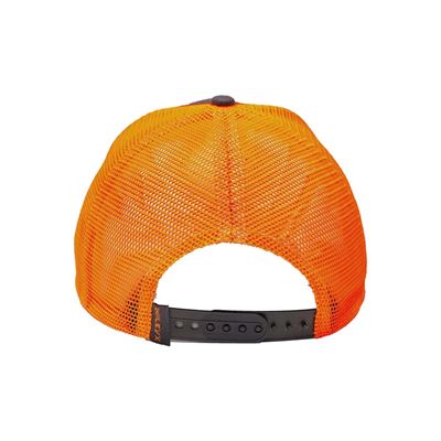 Baseballkappe ORANGES Logo WILEY X GRAU/ORANGE WILEY X J915-W 3