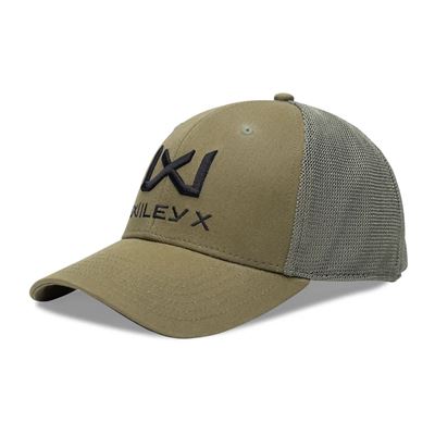 Baseballkappe SCHWARZES Logo WILEY X GRÜN