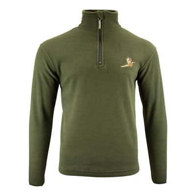 Fleece-Pullover mit Fasanenmotiv GRÜN JACK PYKE JFLTPHM 2