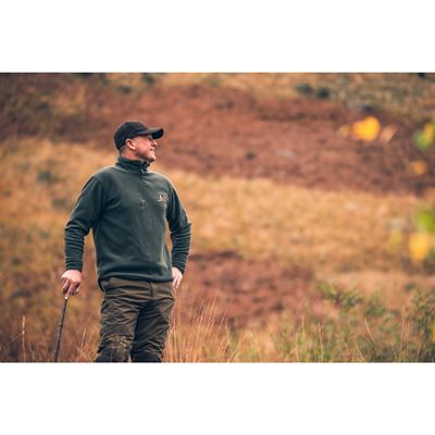 Fleece-Pullover mit Fasanenmotiv GRÜN JACK PYKE JFLTPHM 8