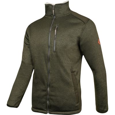 Isolierte Jacke SKANDINAVIAN SHERPA OLIVE