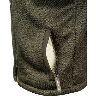 Kinderjacke SCANDINAVIAN SHERPA isoliert OLIVE