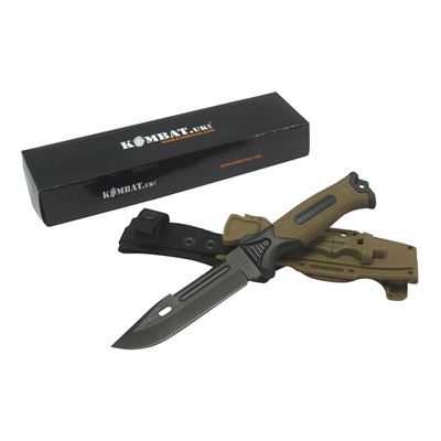 Messer mit fester Klinge ADVENTURE BUSHRAFT mit Feuerstein
