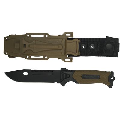 Messer mit fester Klinge ADVENTURE BUSHRAFT mit Feuerstein